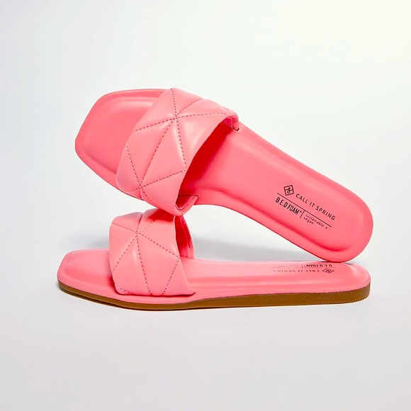 Avril Bright Pink Slides - Picture 1 of 8